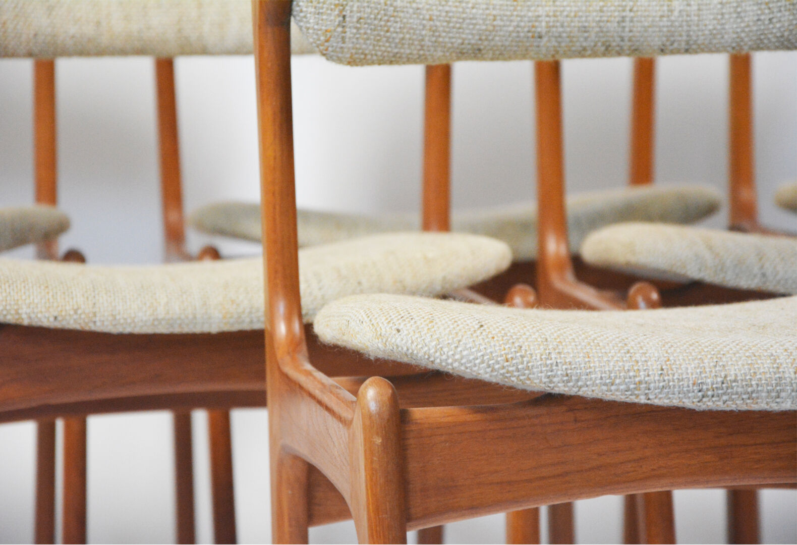 Set of six Erik Buch chairs Model 49