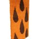 Big Danish mid-century wool tapestry / wall rug with drop motif / 1970s