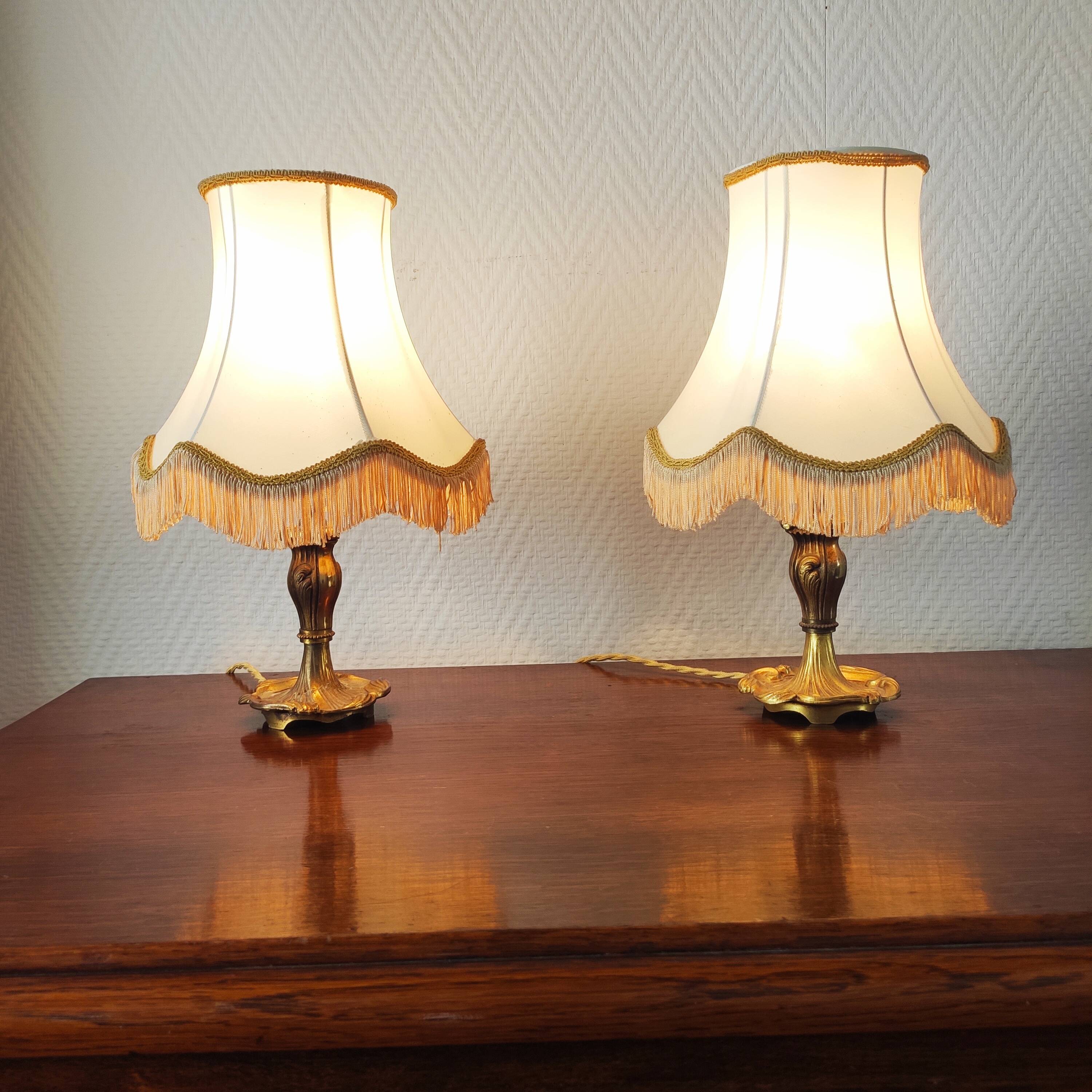 Pair of old lamps
