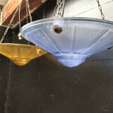 Art Deco glass suspensions
