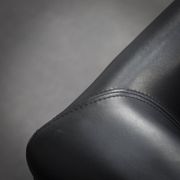 Rare leather lounge chair by Stefan Steenkist for Young International, Netherlands, 1990s
