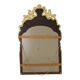 Large Classic Wooden Mirror, Rococo Style Chinoiserie, 124 cm