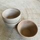 Series of 3 sandstone bowls