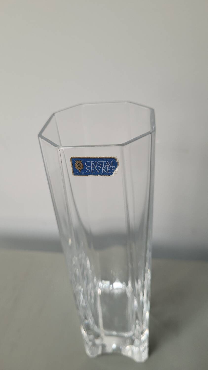 Sèvres crystal vase