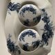 Set of two small English porcelain plates by Johnson Bros.