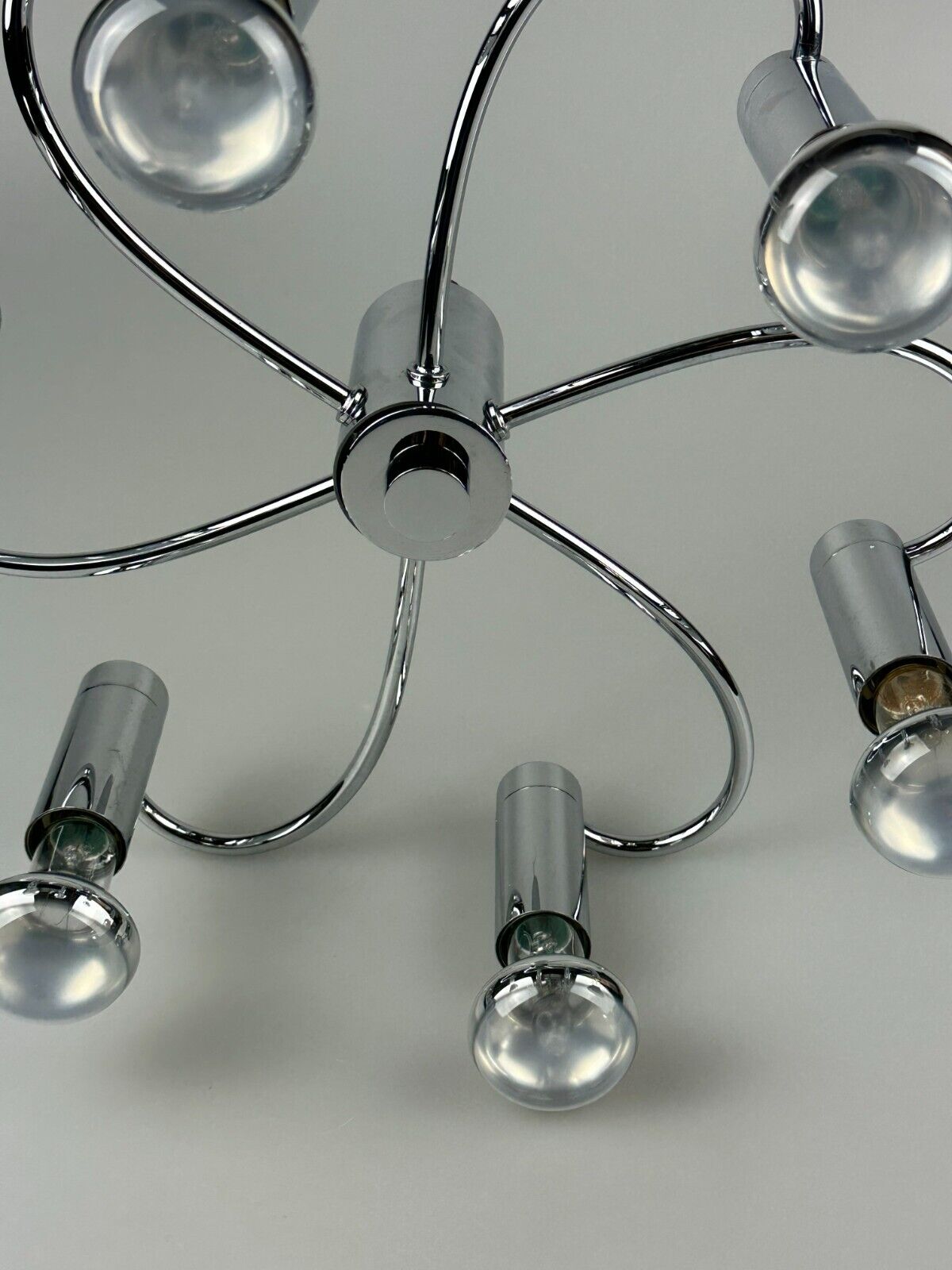 60s 70s Sputnik wall lamp or ceiling lamp by Cosack Leuchten Chrom