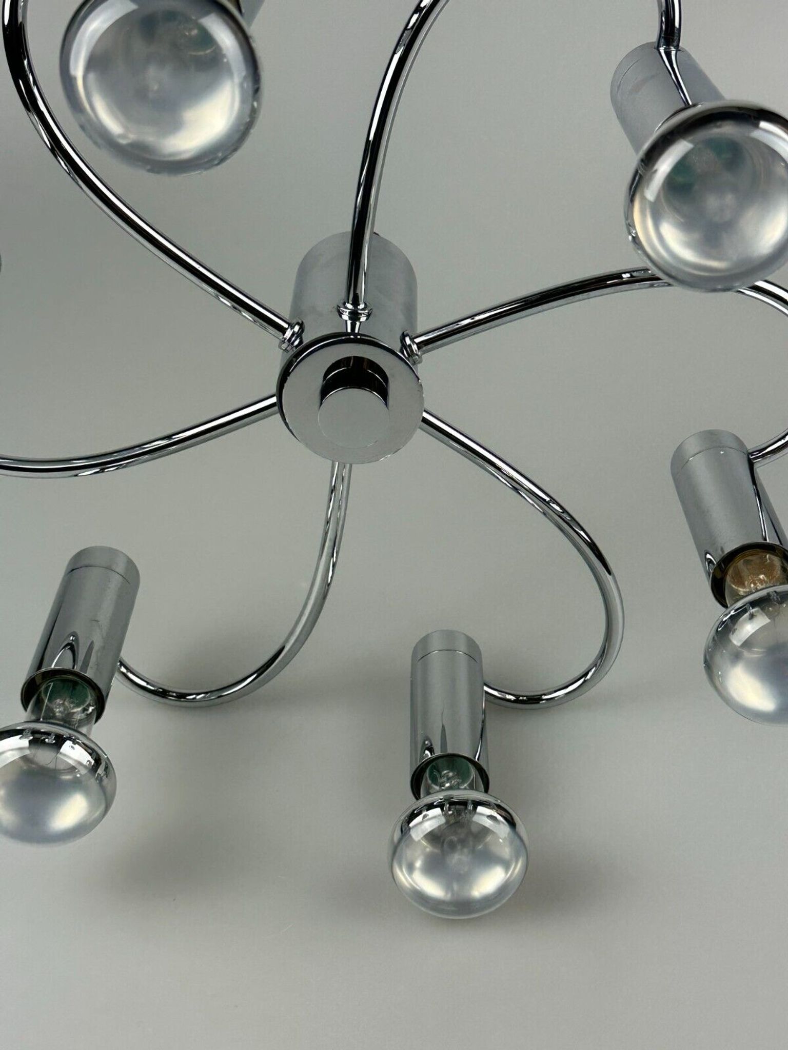 60s 70s Sputnik wall lamp or ceiling lamp by Cosack Leuchten Chrom