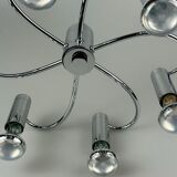 60s 70s Sputnik wall lamp or ceiling lamp by Cosack Leuchten Chrom