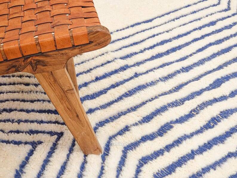 Tapis azilal Tissé main traditionnelle