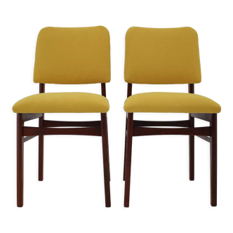 1960s Pair of Side Chairs ,Czechoslovakia