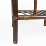 Rattan side table