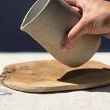 Small ceramic stoneware pitcher