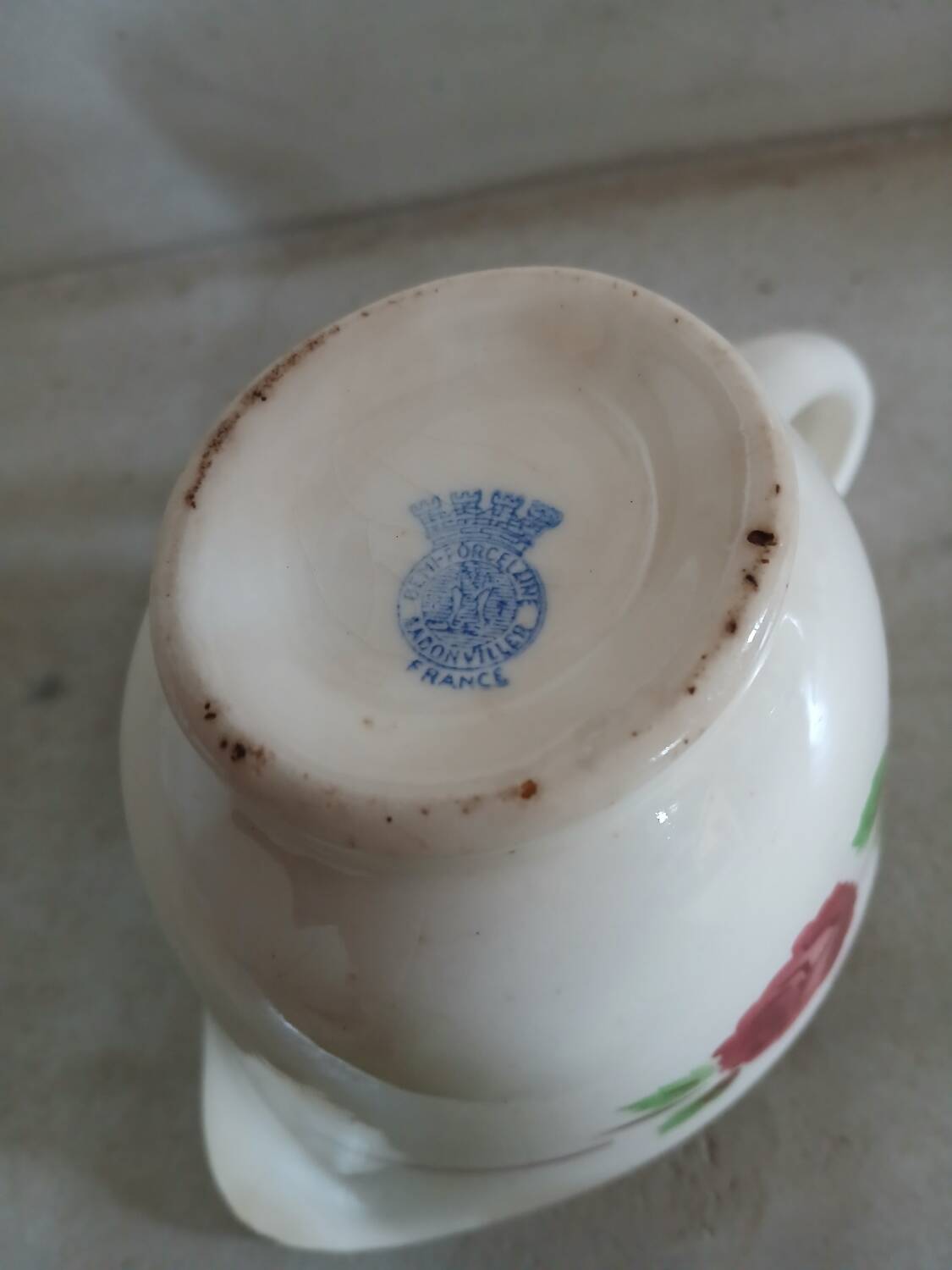 Old Badonviller sauceboat