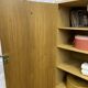 Vintage wood/wicker cabinet