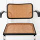 Fauteuil Cesca B64 Breuer Made in Italy - Cannage de l'assise refait
