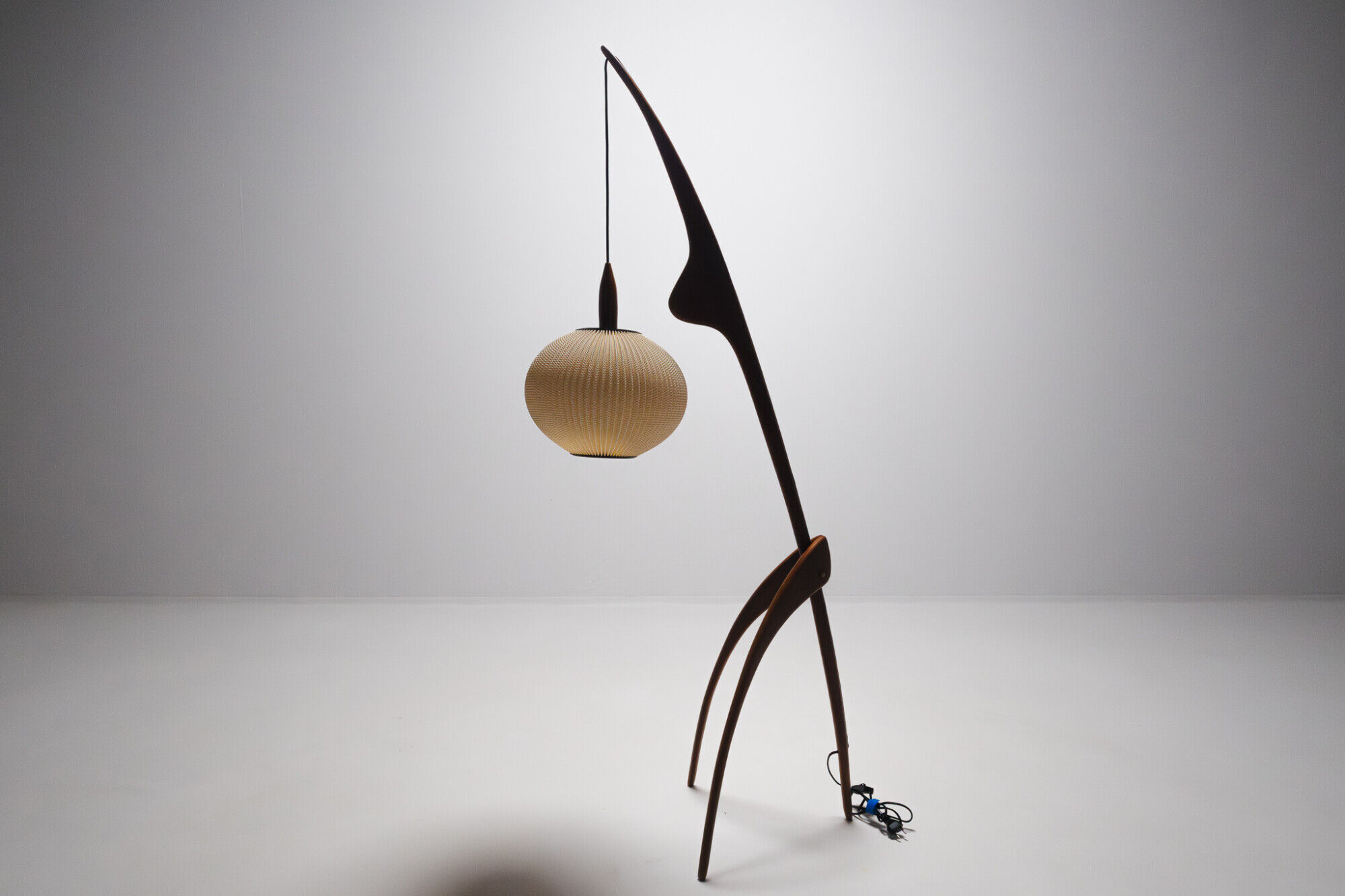 Floor lamp Praying Mantis by Rispal, France, 1950s