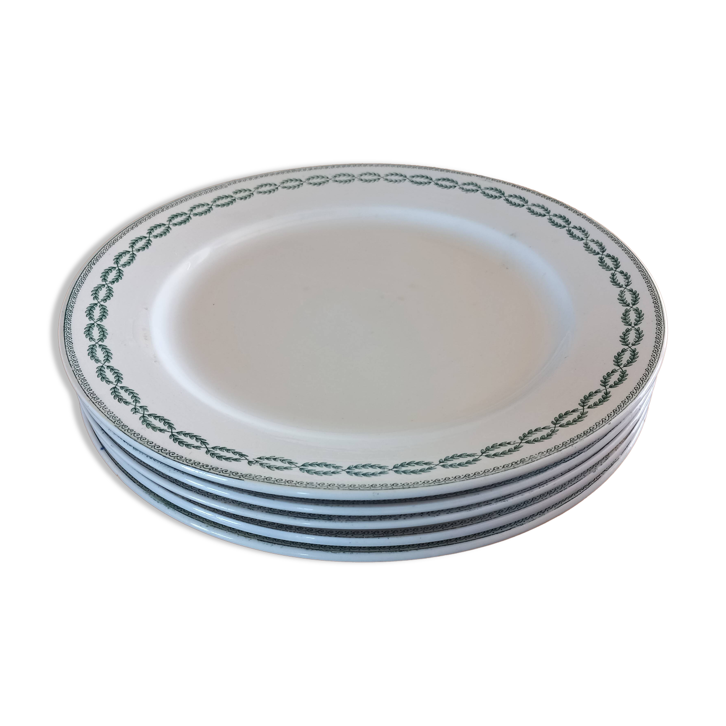 5 flat plates "Nobilis" Sarreguemines