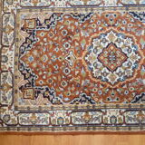 India Agra 78 x 130 cm hand made wool rug