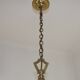 French Mid-Century / 1960s 4 Light Chandelier In The Style of Jacques Adnet