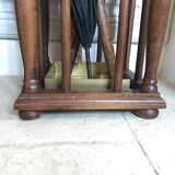 Vintage wooden umbrella holder