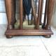 Vintage wooden umbrella holder