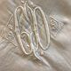 Old-day linen taie monogrammed scale GD