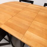 4 Trieste folding chairs with storrage table - Aldo Jacober for A. Bazzani