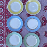 Vintage mismatched plates