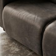 Sofa Karl Wittmann in patinated leather, 1980s