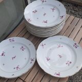 Assiettes sarreguemines digoin modèle aurore