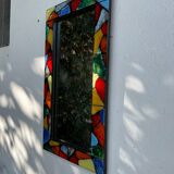 Italian ceramic mirror from the 60s