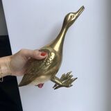 Brass animal large duck 1950s