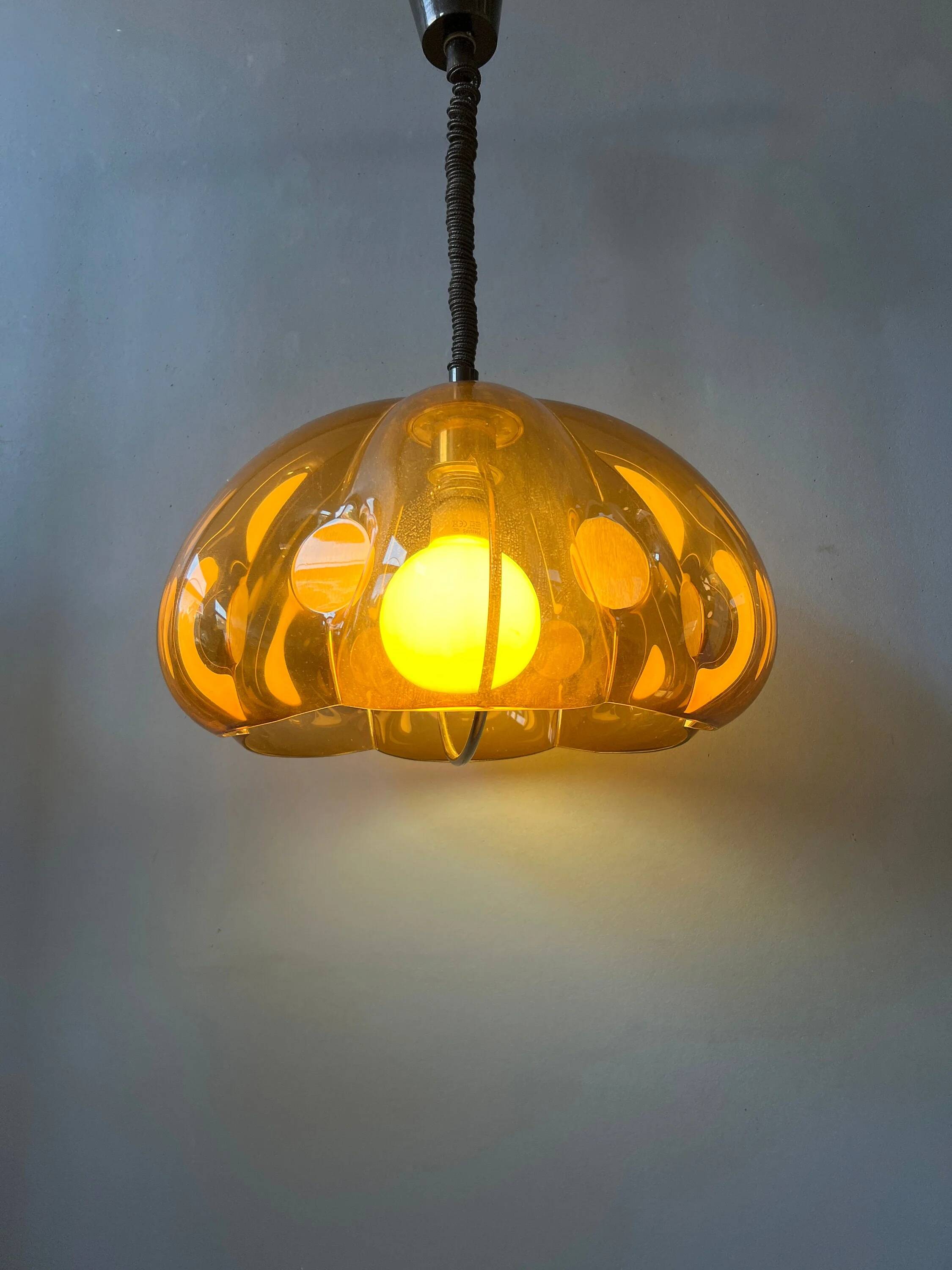 Vintage Space Age Herda suspension | mid-century lamp | 70s retro lighting