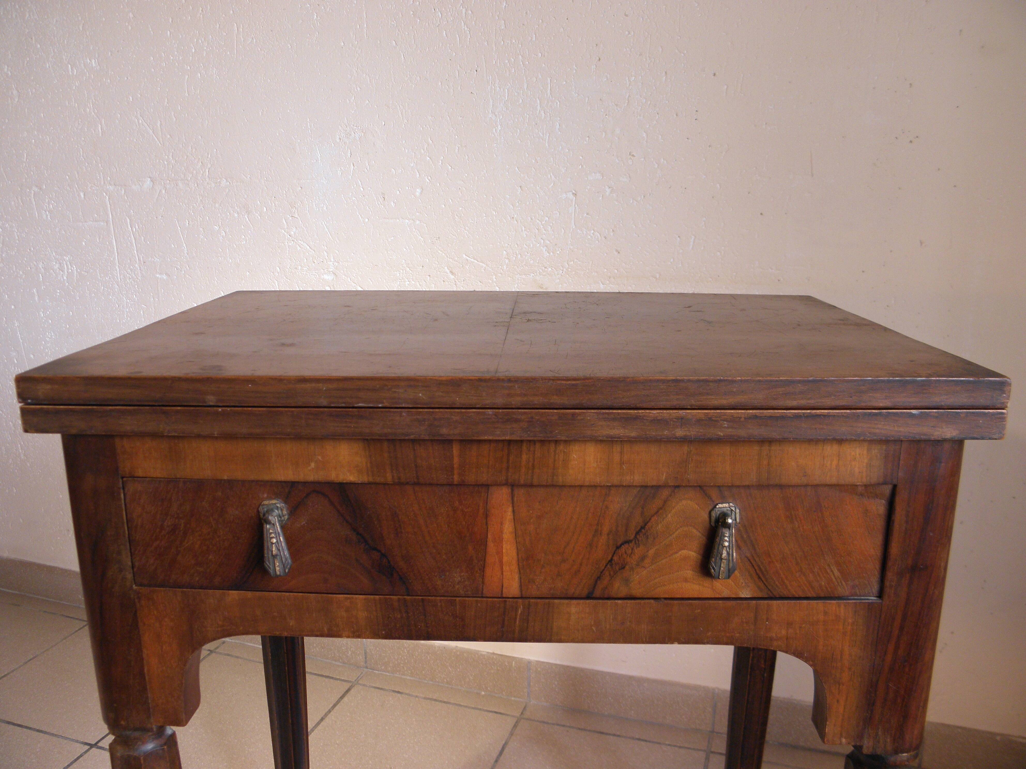 Meuble console Art Déco de machine Singer