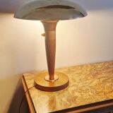Art Deco style articulated lamp - Wood and brass - 1930s period