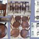 6 chairs bistro Hofmann model Kohn 254 1/2 early twentieth century