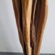 Vintage driftwood & mahogany floor lamp 1960s