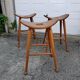 Vintage oak bar stool