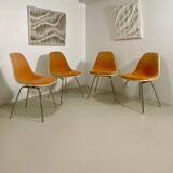 Set of 4 DSW Eames chairs – Herman Miller (1952)