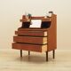 Danish Teak Secretary Desk with Hutch, 1970s