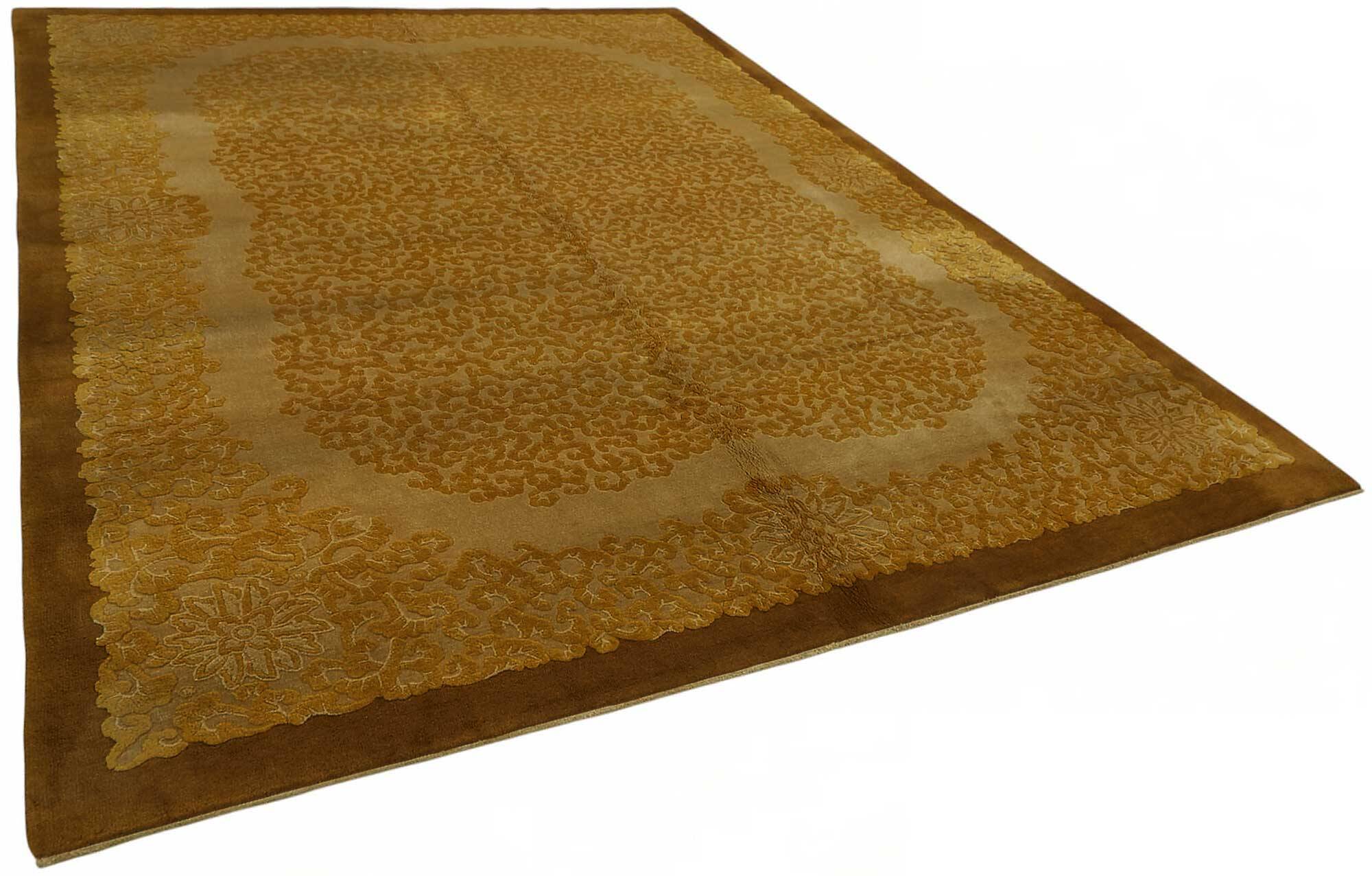 Turkish Handknotted Wool Oushak Rug 271 cm x 367 cm