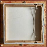 HST table "Rose in bloom and buds" with frame