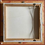 Tableau HST "Rose en fleur et bourgeons" avec cadre