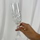 Set of 6 Royal Doulton Crystal Champagne Flutes