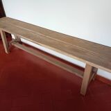 Oak farm bench