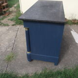 Chest of drawers Empire 19th on marble