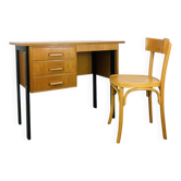 1960s vintage desk with chair