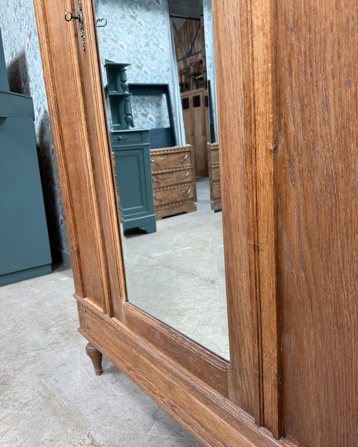 Bonnetière ancienne en chêne (rénovée)