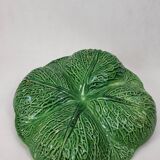 Ceramic dish with cabbage leaf compartments