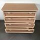 Rose Commode with Four Drawers